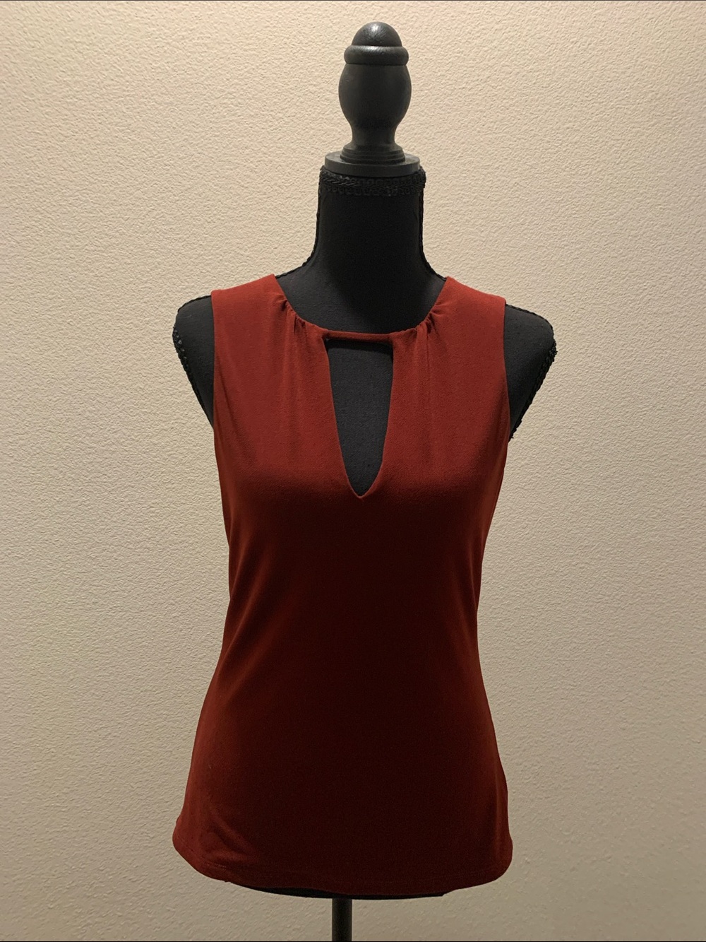 Express Sleeveless Camisole in Deep Red (Size S)